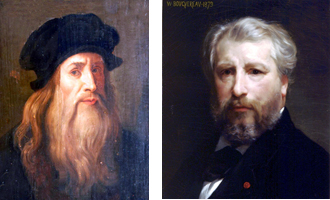 leonardo-davinci-adolphe-bouguereau-rare-peru-peruvian-paint-art-satire-comedy-humor