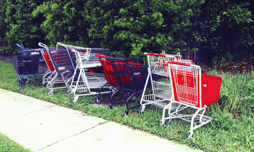 trolley-shopping-cart-park-art-satire-comedy-humor